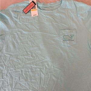 Vineyard Vines Aqua Short Sleeve Tee